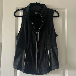 Zella sleeveless zip front vest